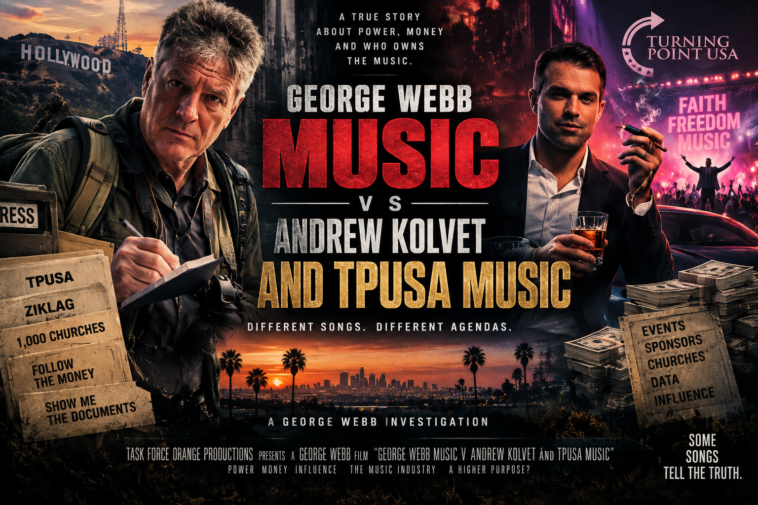 George Webb Vs. TPUSA Music