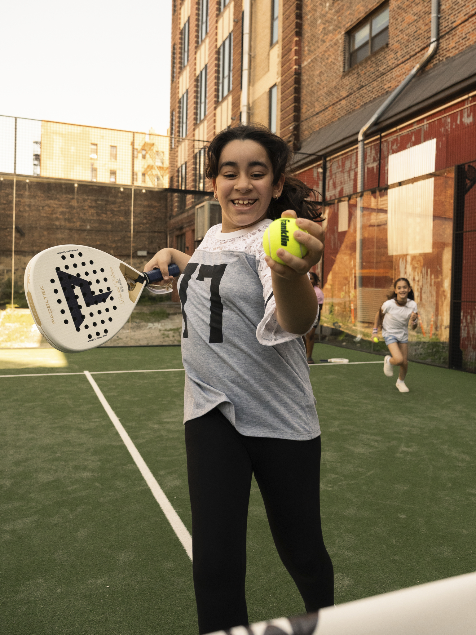 PPL youth community clinic at Mink Padel in Harlem