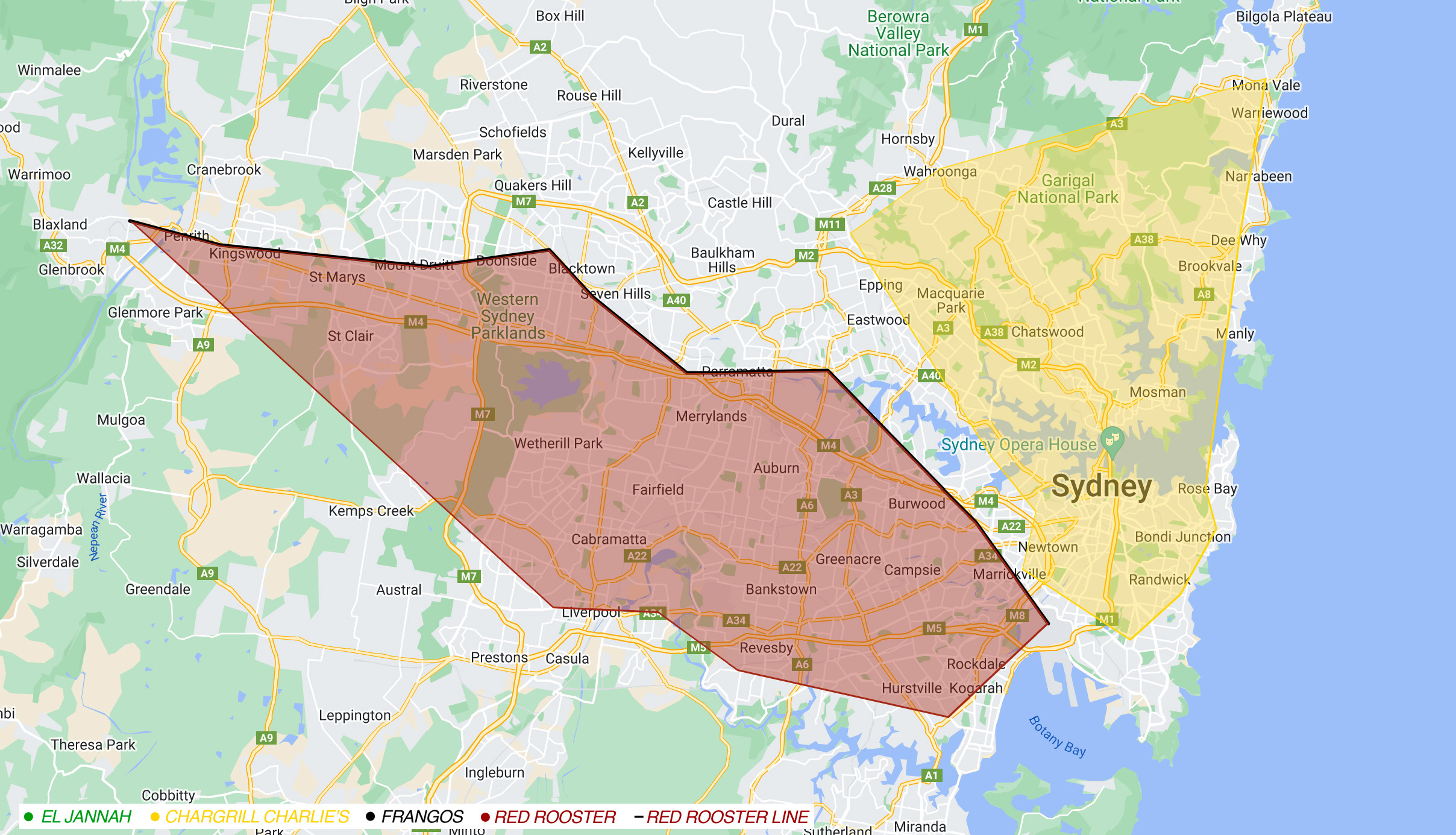 The Four Chicken Frontiers of Sydney - by Alana Dimou