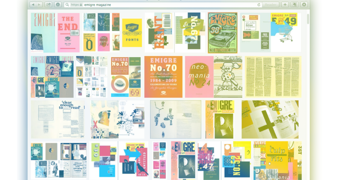 Figuring the Emigre Magazine Index (Part 1)