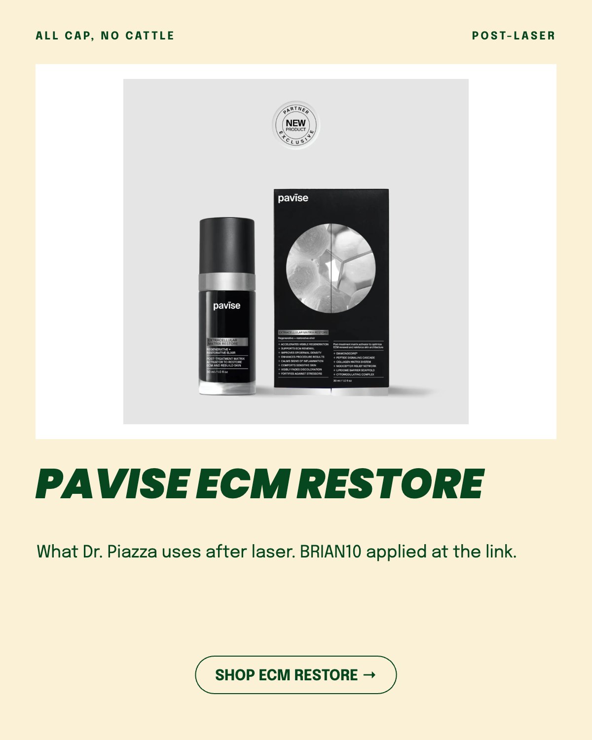 Pavise ECM Restore
