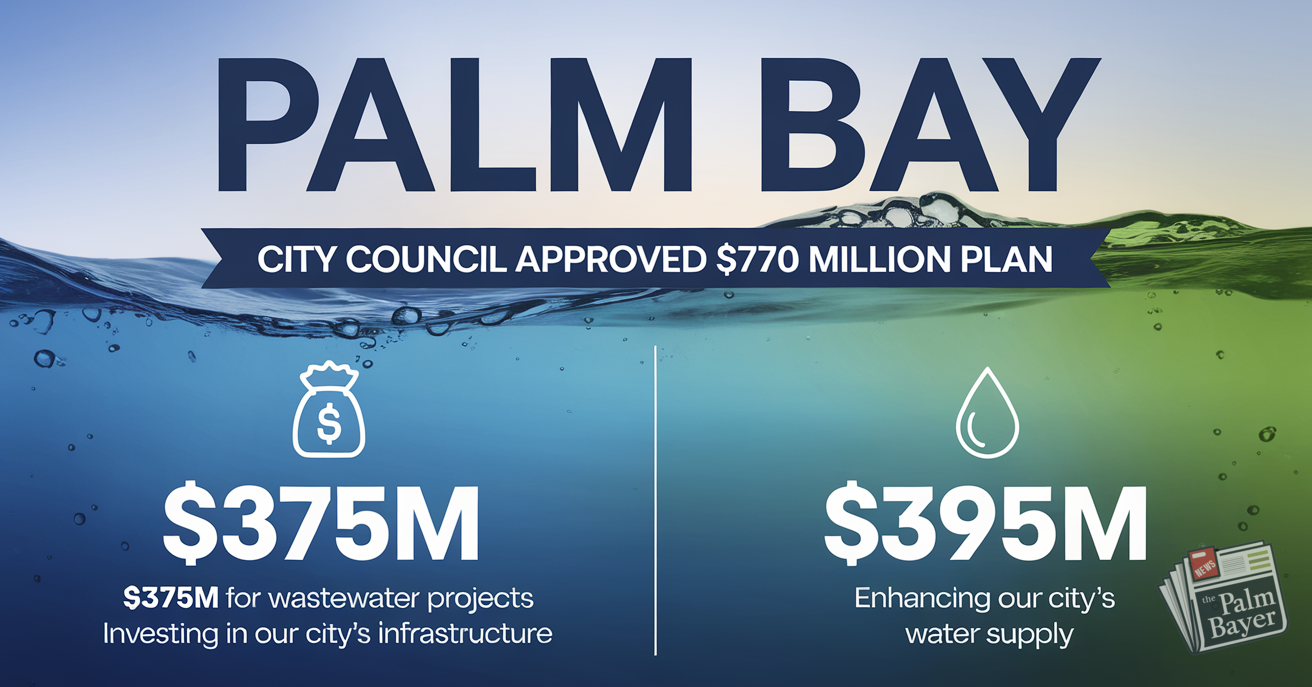 Image for article: Palm Bay City Council Tackles Water and Wastewater Infrastructure, Approves Contracts