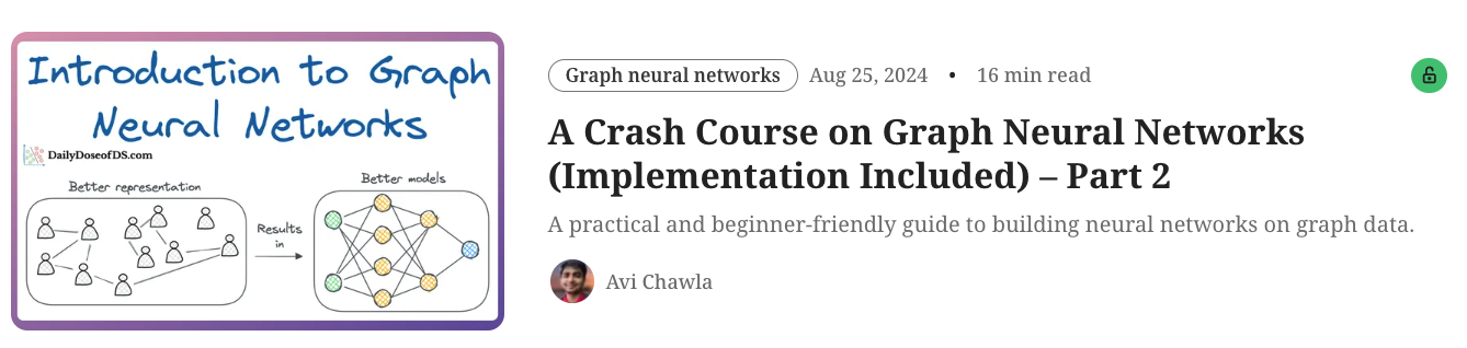 Crash Networks Math A Crash Course on Graph Neural Networks — Part 2