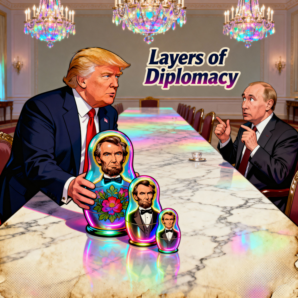 Magick Mica Trump parody art