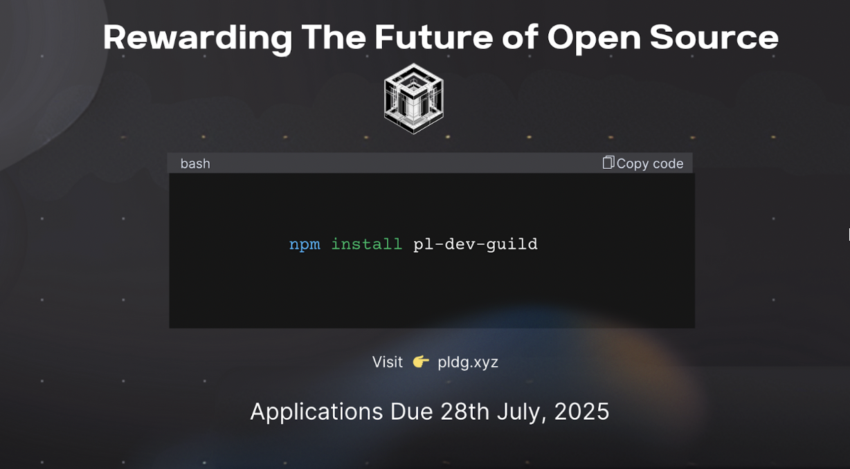🚀 Applications are now open for PL Dev Guild Cohort-4 — a global, high ...