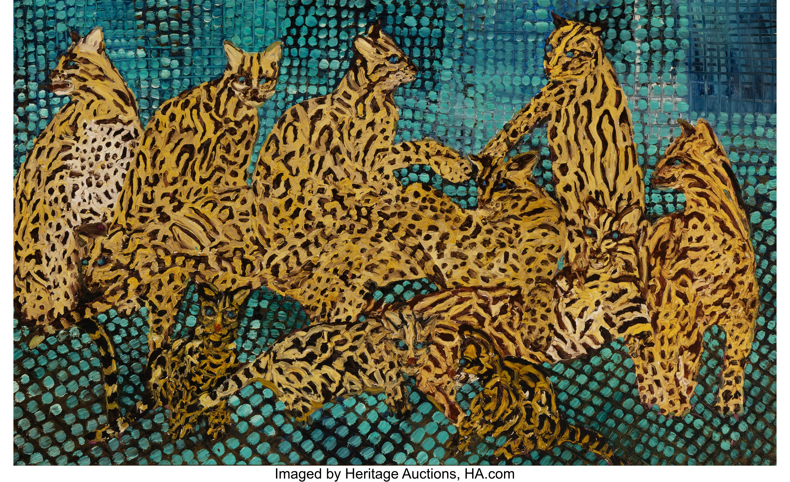 Hunt Slonem, Ocelots