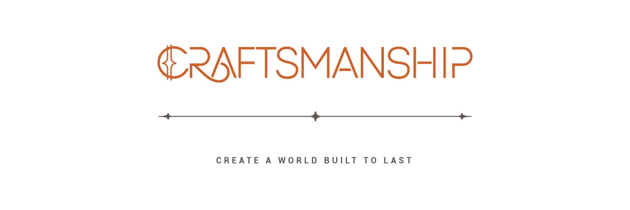 Substack banner for @craftsmanship