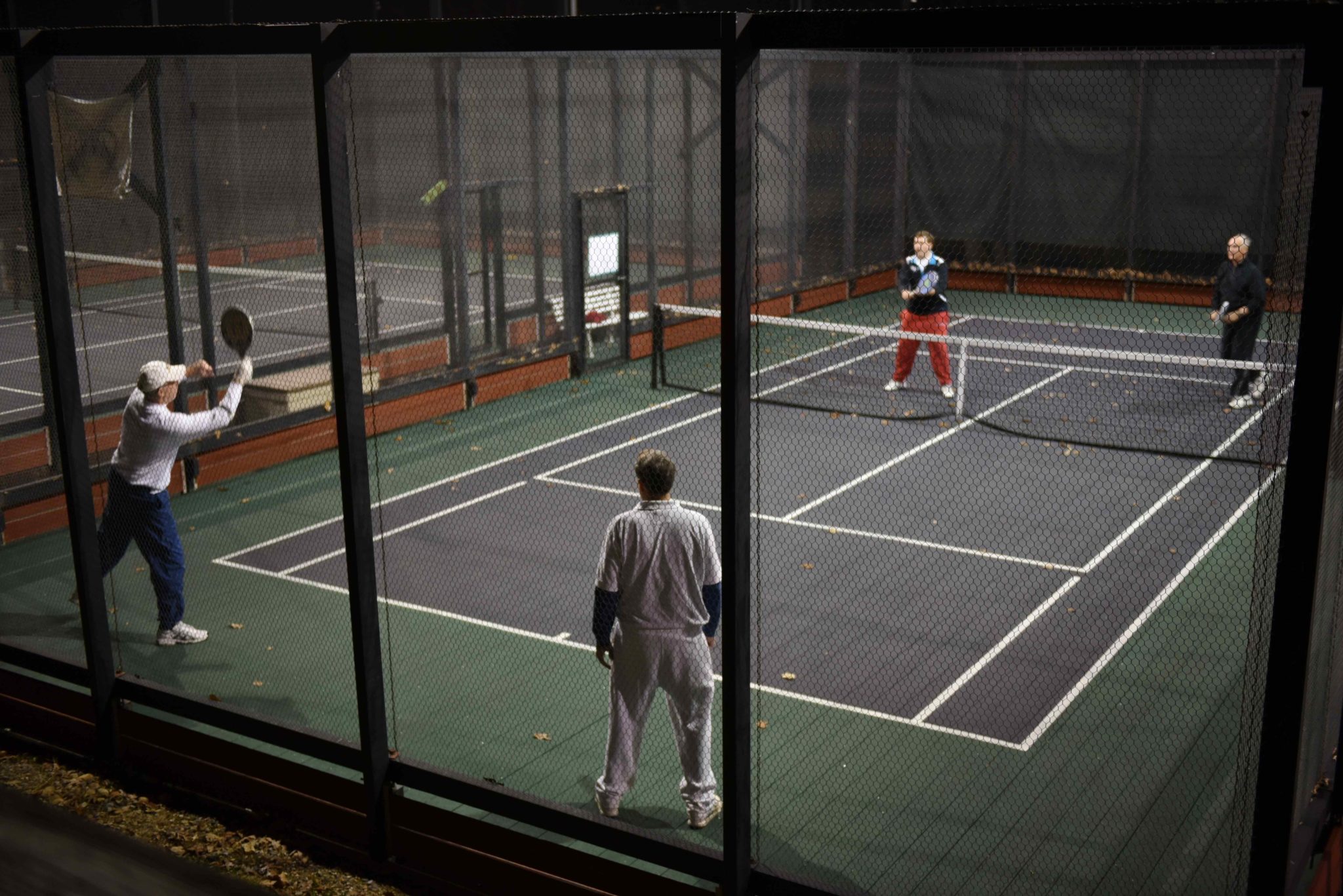 A platform tennis court