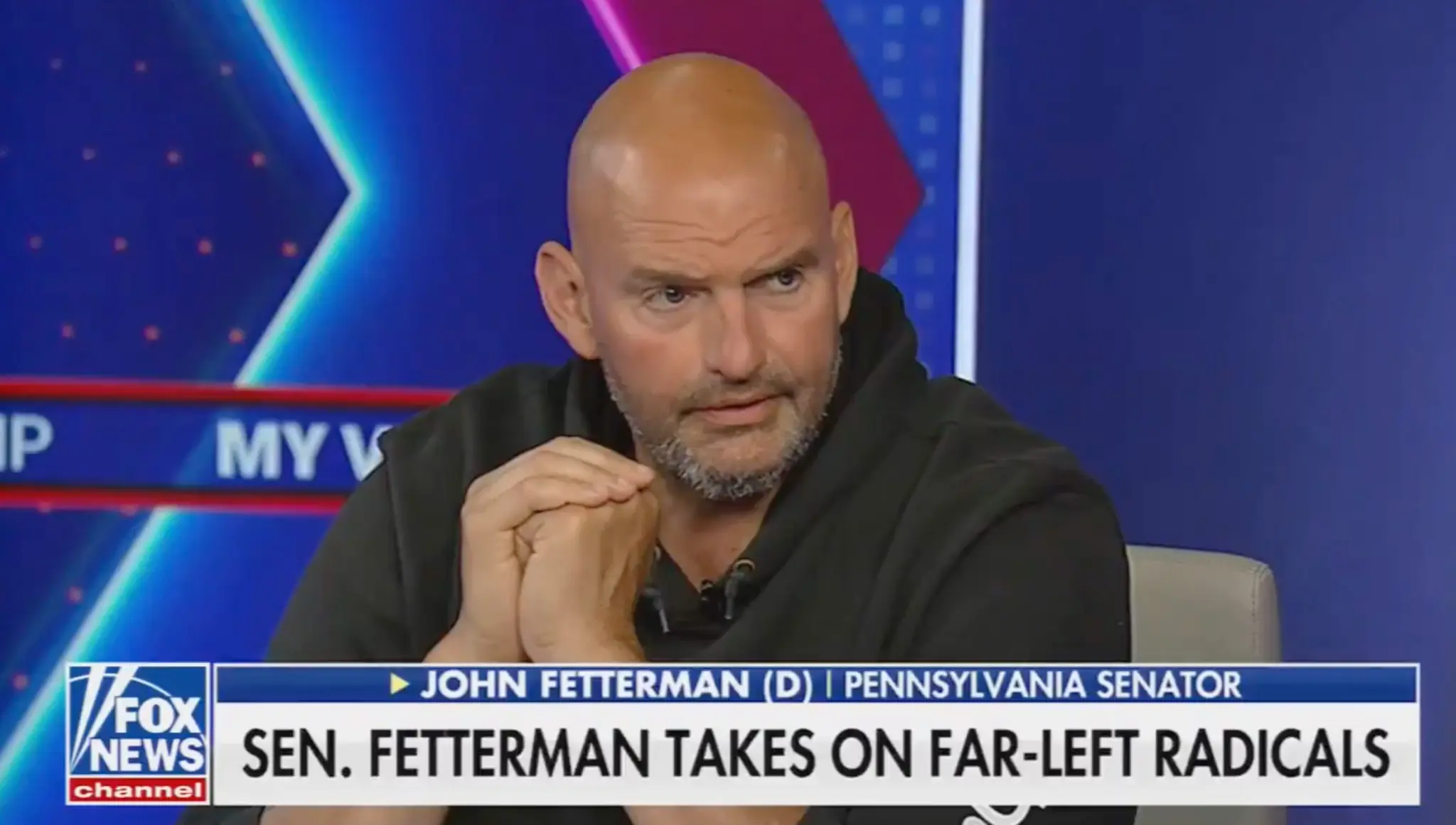 Senator John Fetterman interviewed on My View with Lara Trump