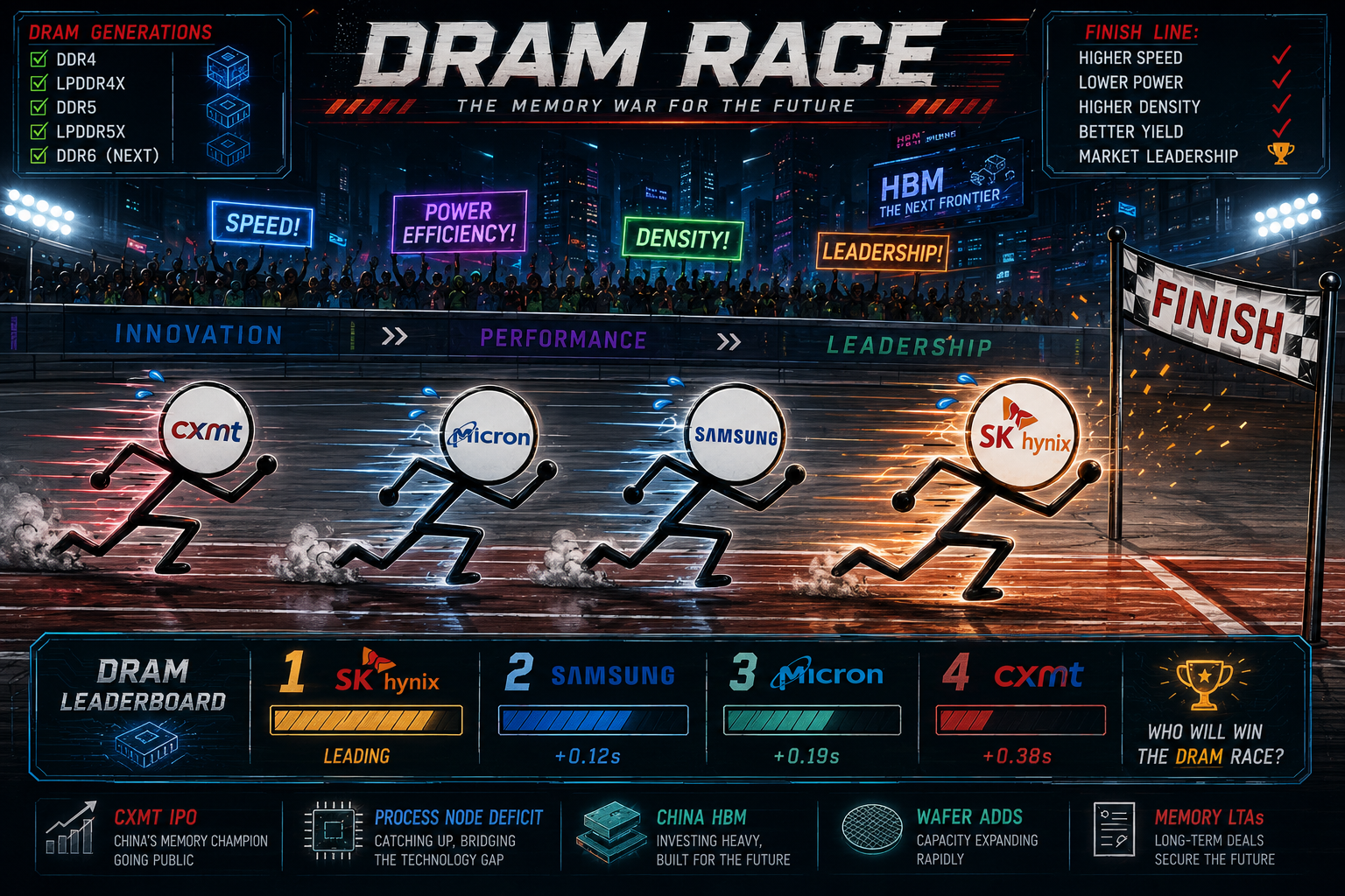 China’s CXMT Is Set to Challenge DRAM Incumbents