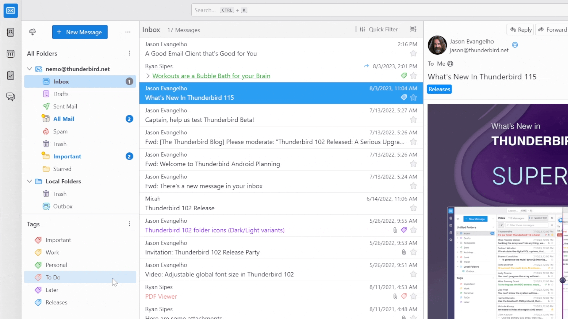 Mozilla Thunderbird: A Legacy of Open Communication