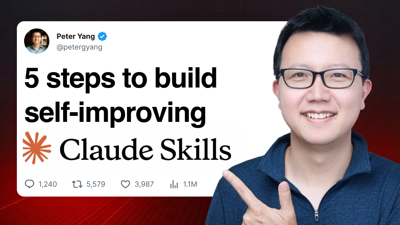 Full Tutorial: Build Self-Improving Claude Skills in 20 Min (with Eval + Memory)
