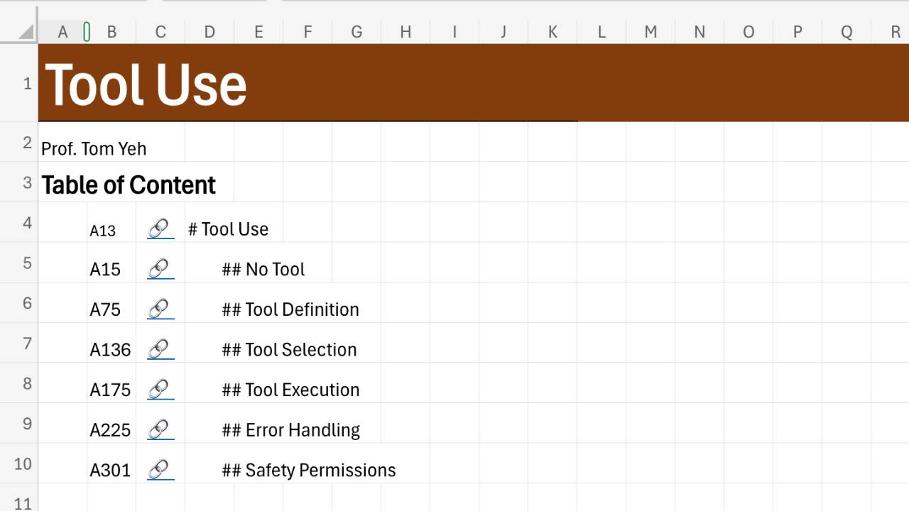 Module 4: Tool Use - by Prof. Tom Yeh - AI by Hand ️