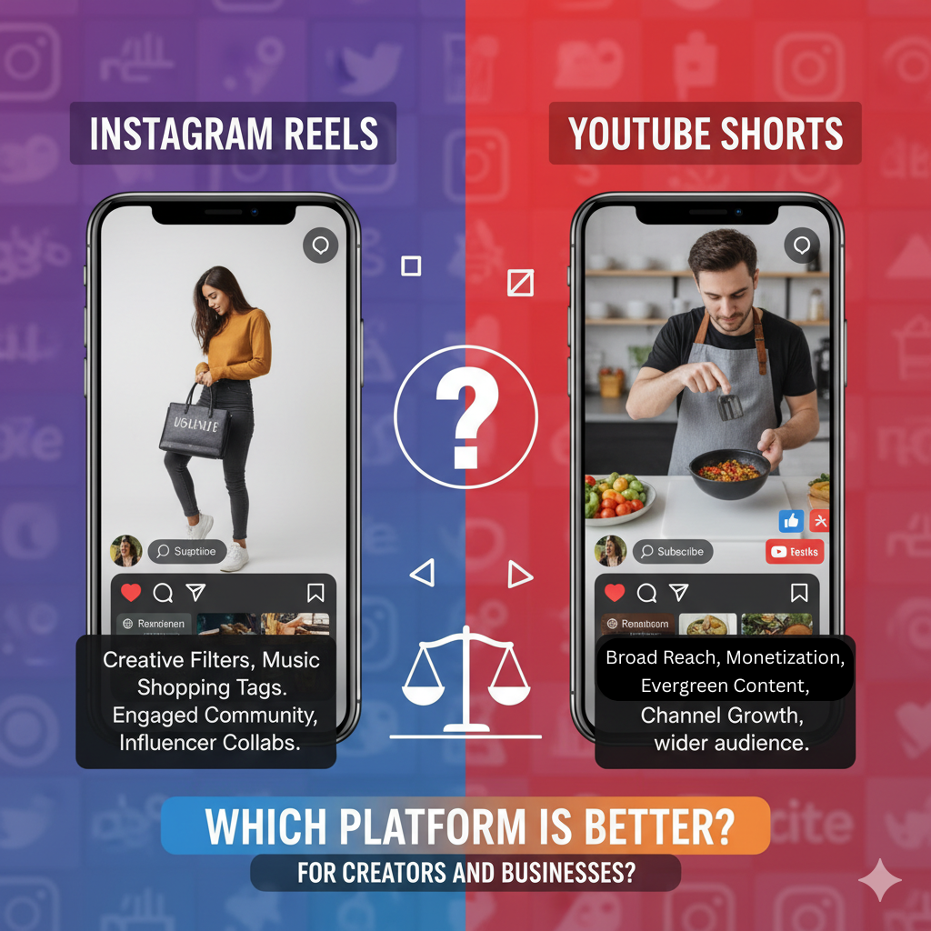 Instagram Reels Vs YouTube Shorts Which Platform Is Better For instagram-reels-vs-youtube-shorts-which-platform-is-better-for