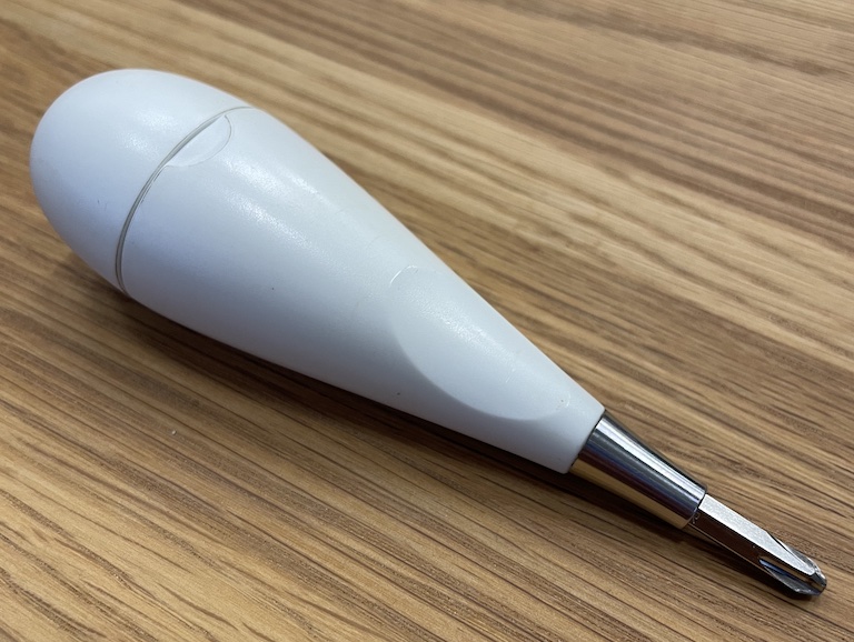 The Nest logo faded off the screwdriver years ago, but it&rsquo;s still in good shape.