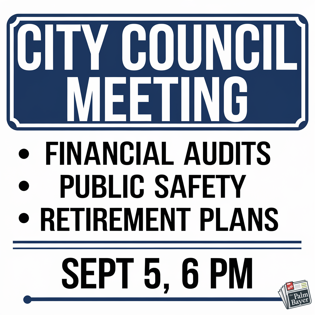 Image for article: Palm Bay City Council Gears Up for September 5th Meeting: Key Decisions Await 🏛️
