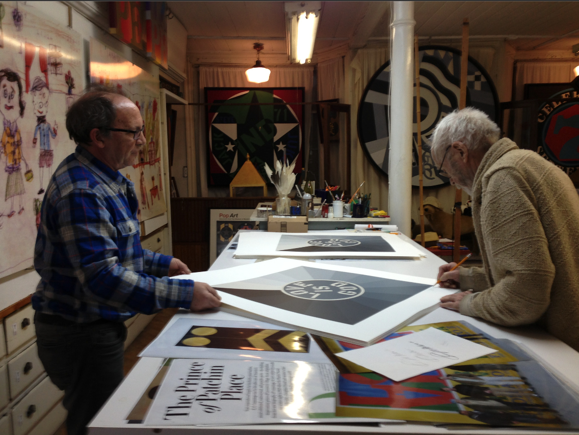 Gary Lichtenstein and Robert Indiana