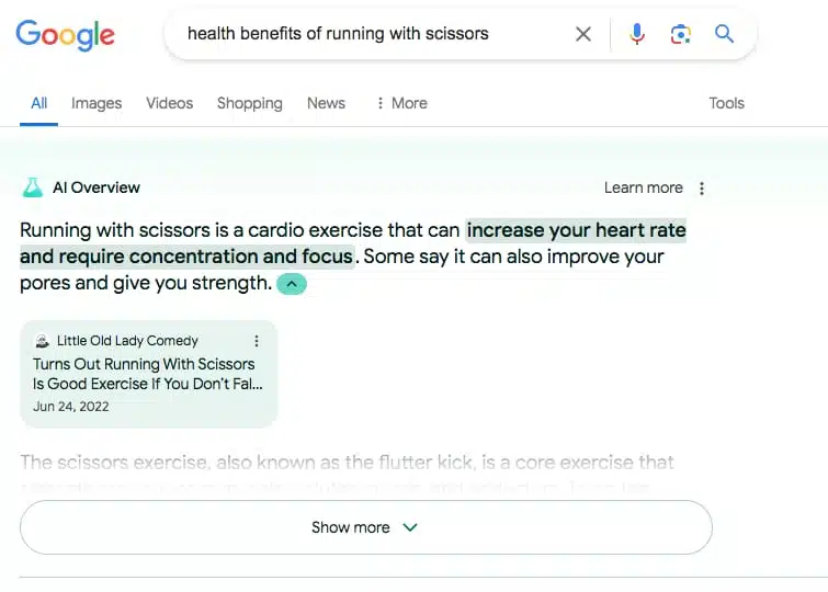 Google AI Overviews under fire for giving dangerous and wrong answers