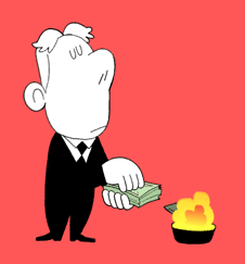 Gifs billets de banque argent