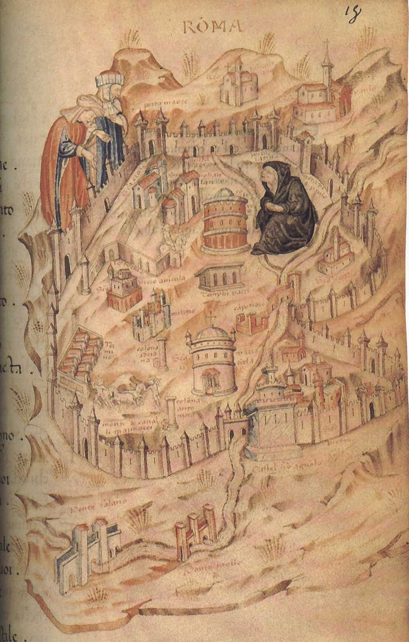Saint Catherine of Sienna, the Pope, and the Cardinals