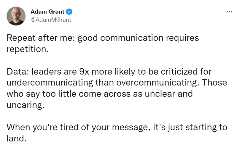 Improve Your Team Communication with Repetition: The Rule of 7