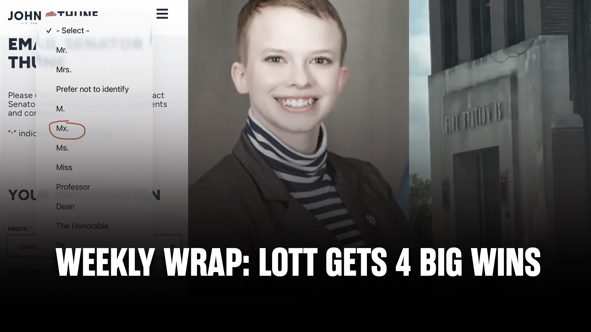 WEEKLY WRAP: LOTT GETS 4 BIG WINS