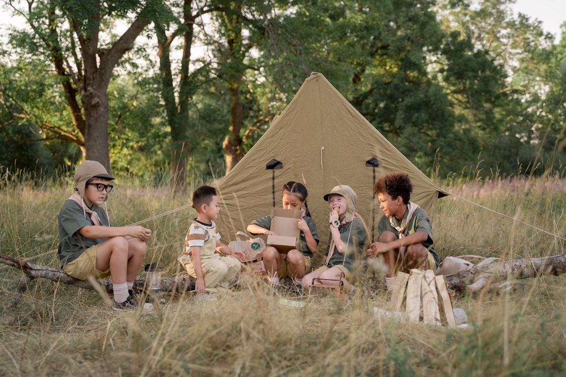 Children and young people taking part in inclusive outdoor summer activities