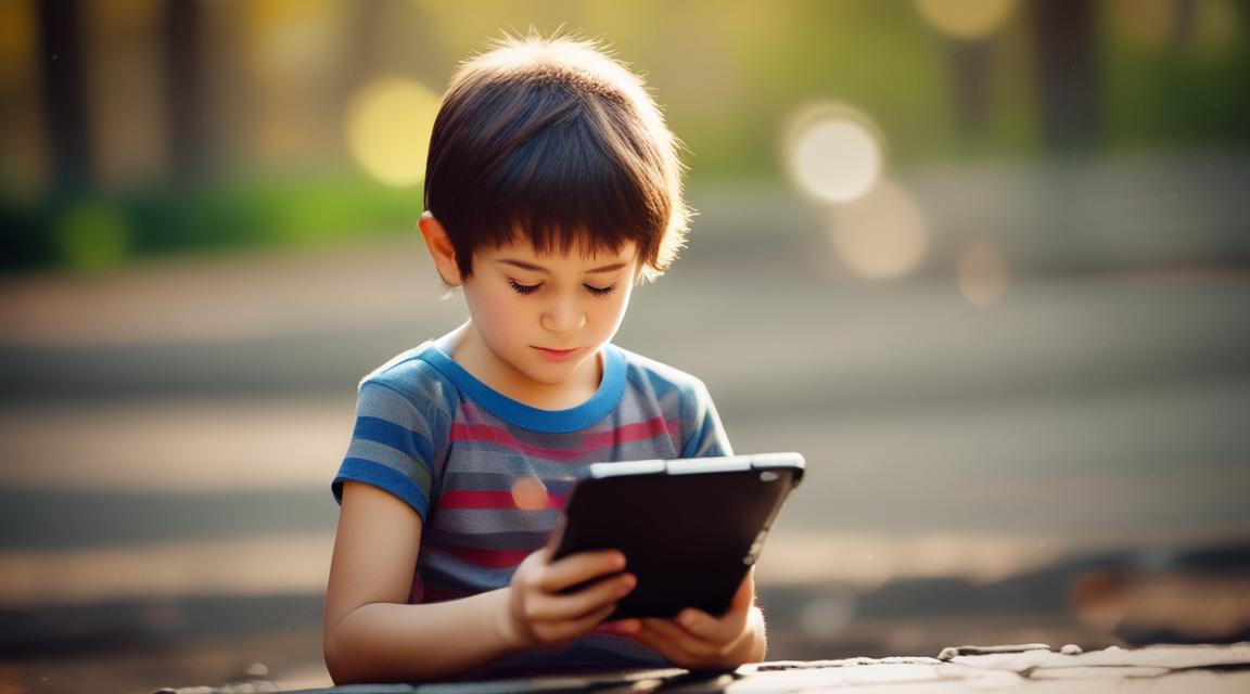 iPad kid