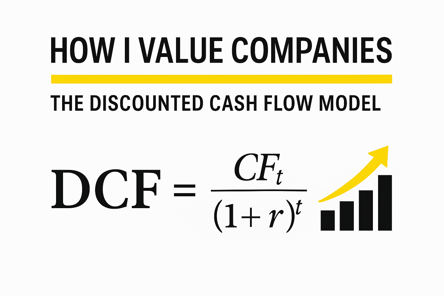 How I Value Companies – The Discounted Cash Flow Model
