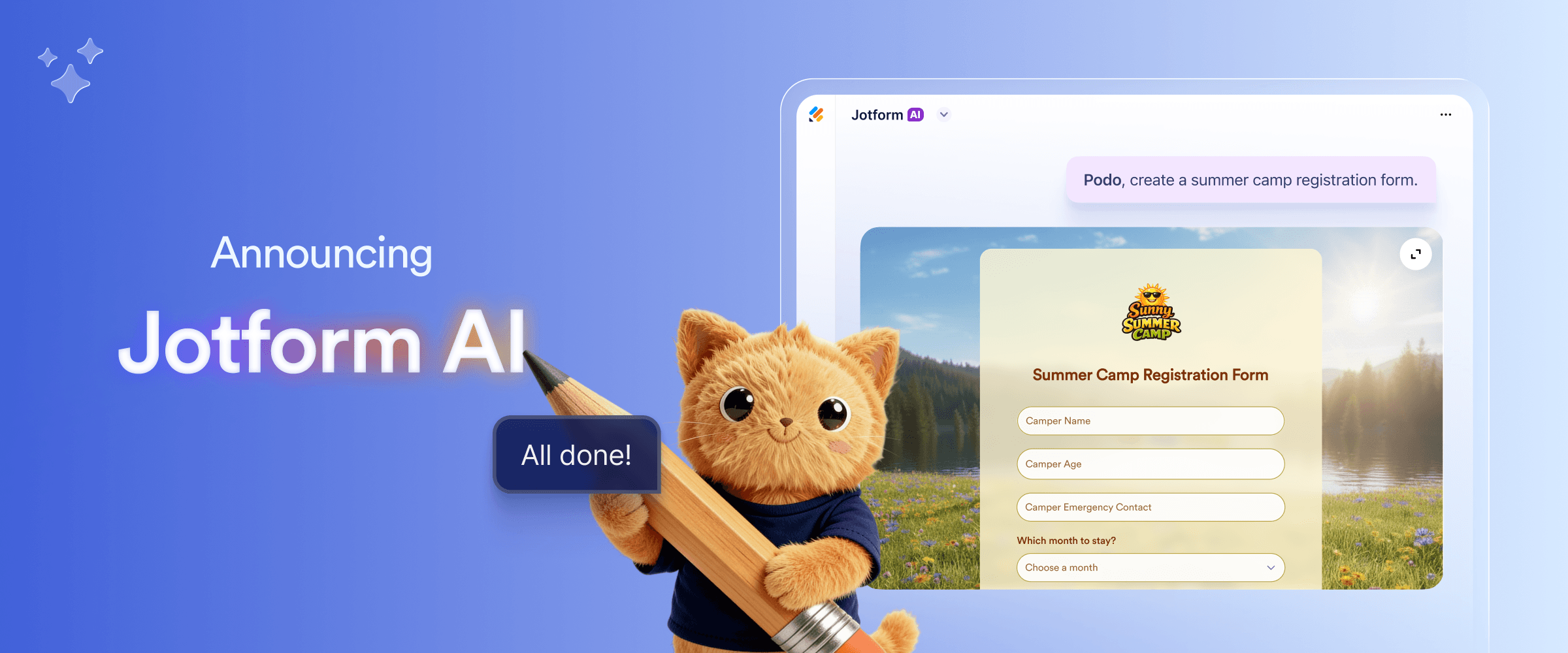 Announcing Jotform AI (March 2026) - Jotform's Substack