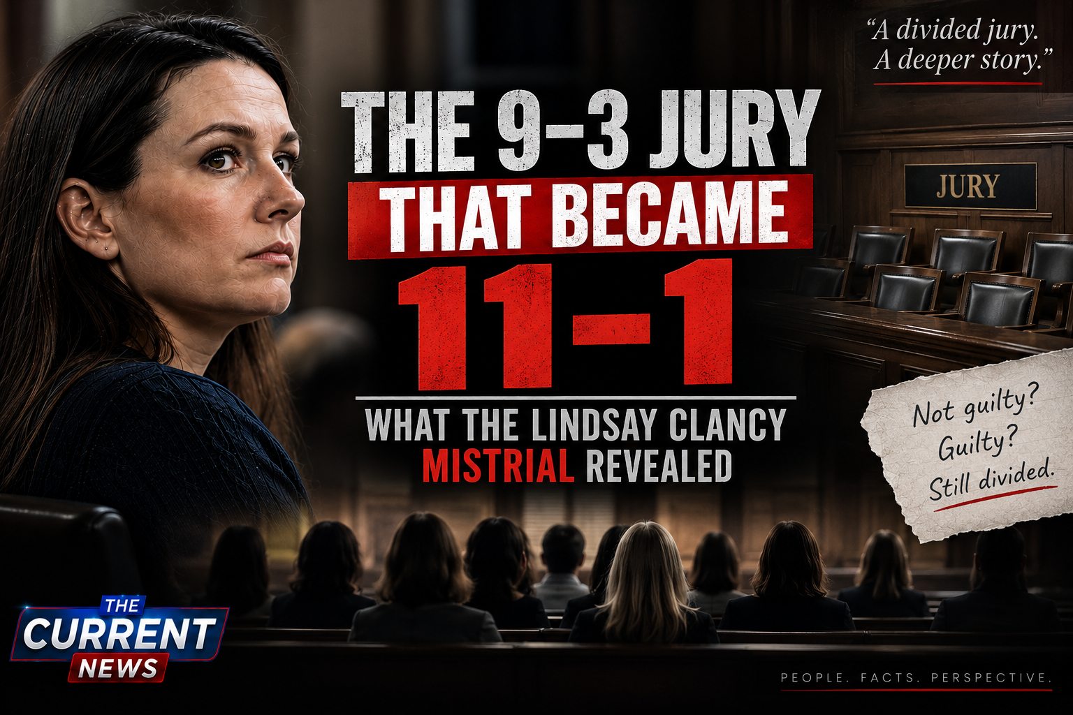 Lindsay Clancy Jury Split 11–1 Before Mistrial