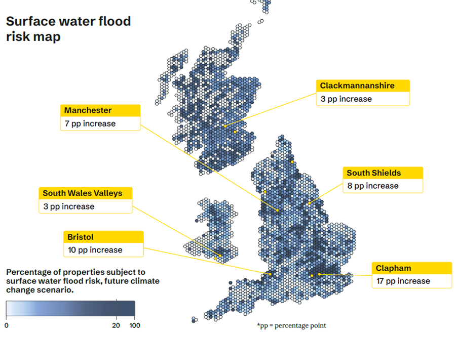 Liverpool Flood Risk Map Flood management in the UK - by David Redfern
