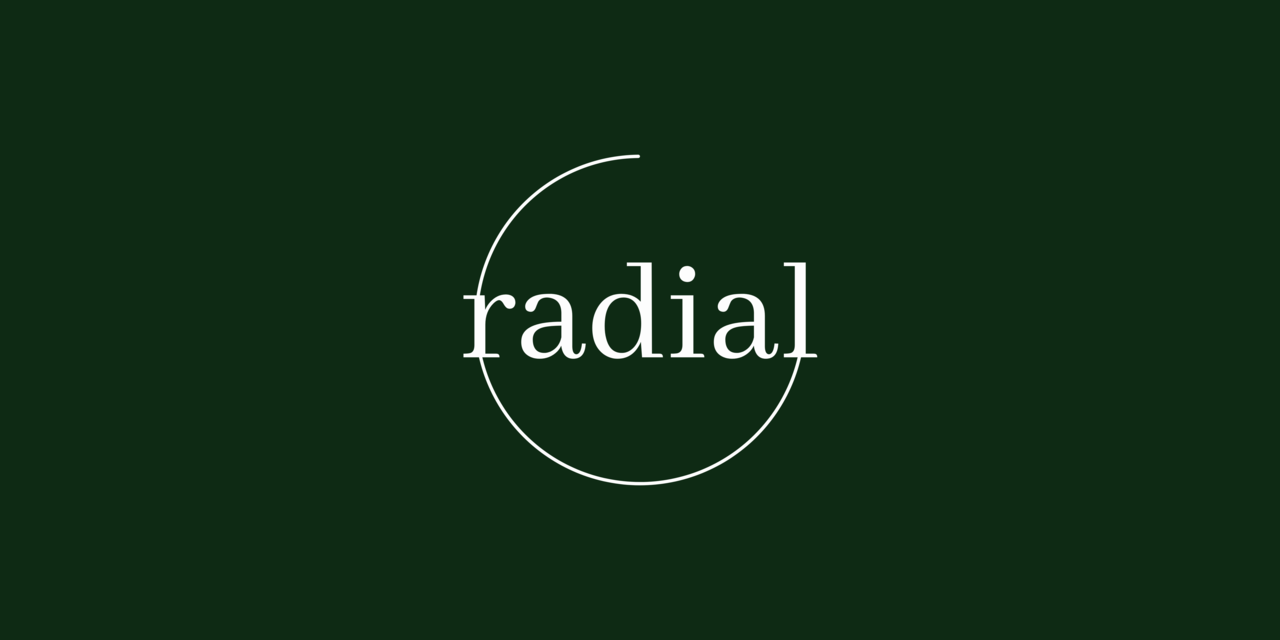 Substack banner for @radial