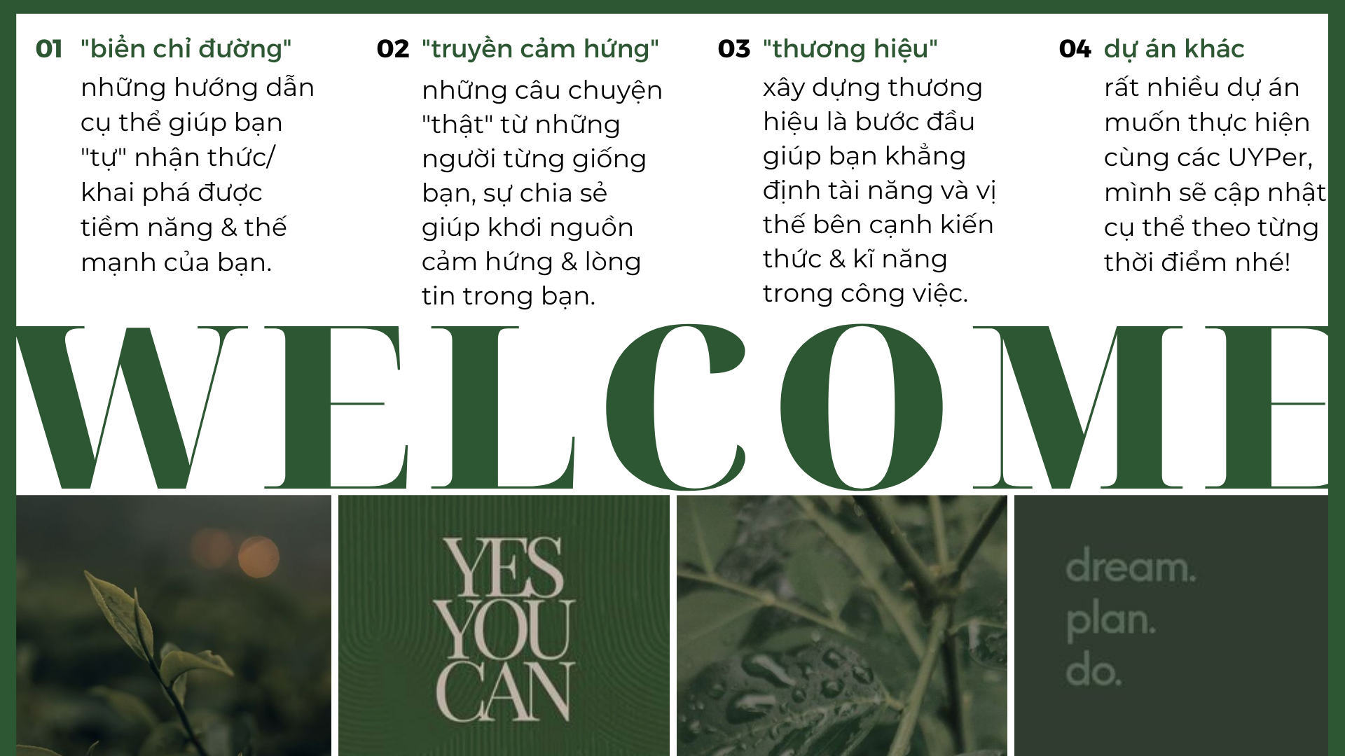 Chào mừng bạn đến với Unlock Your Potential!