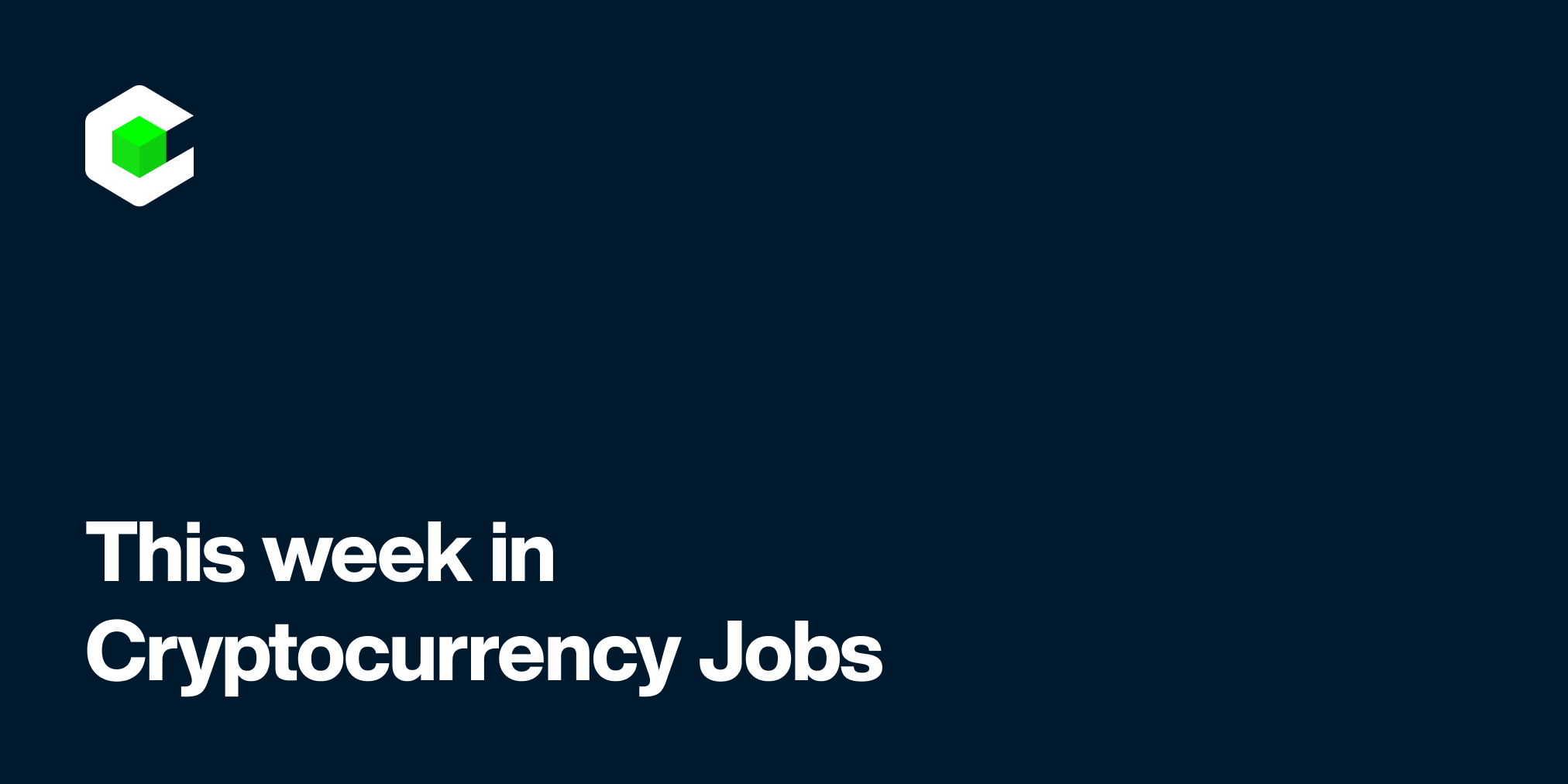 Weekly Jobs Update - 11 Dec, 2025