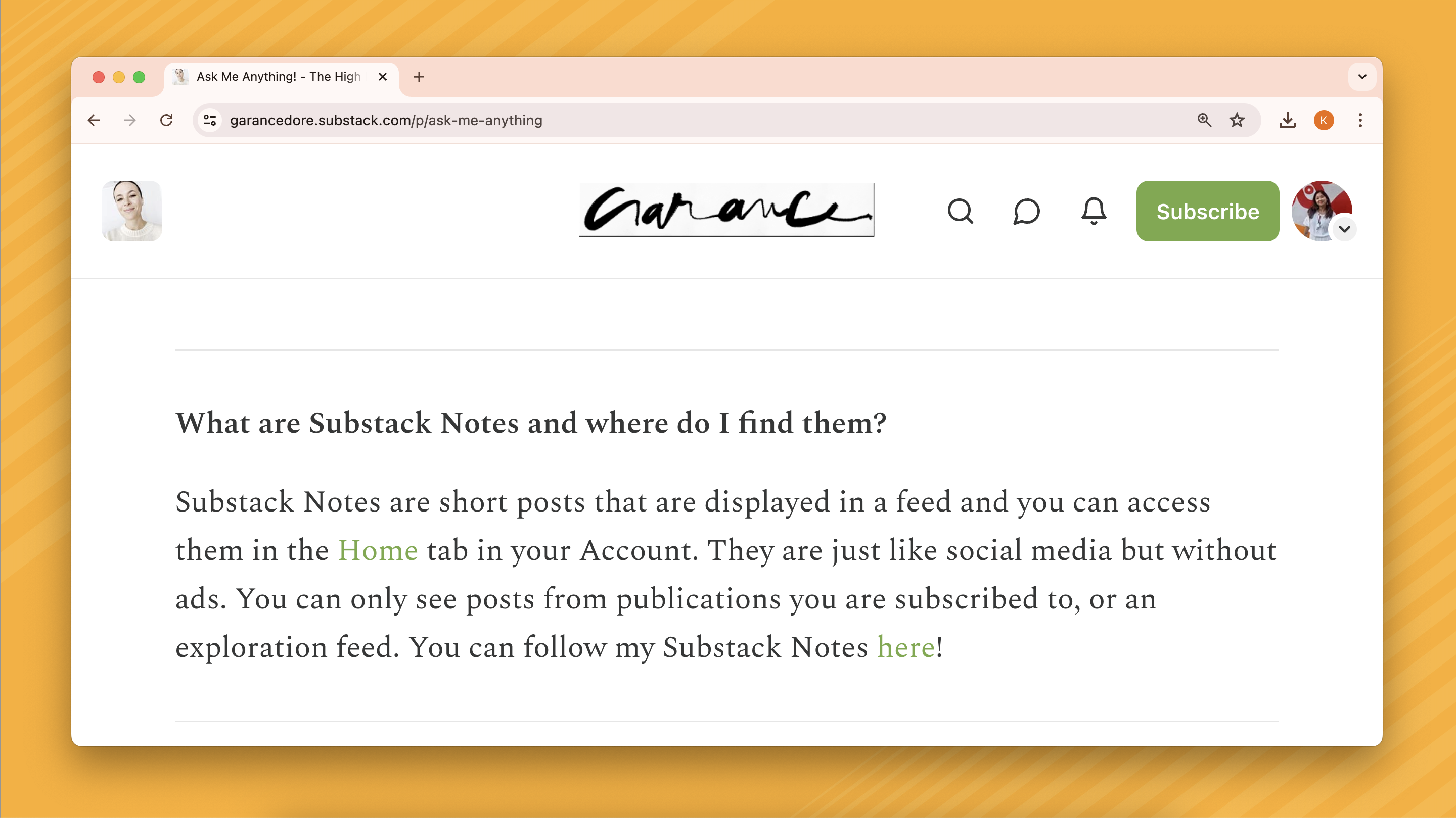 Creators Note Example How writers and creators are using Notes to reach more subscribers