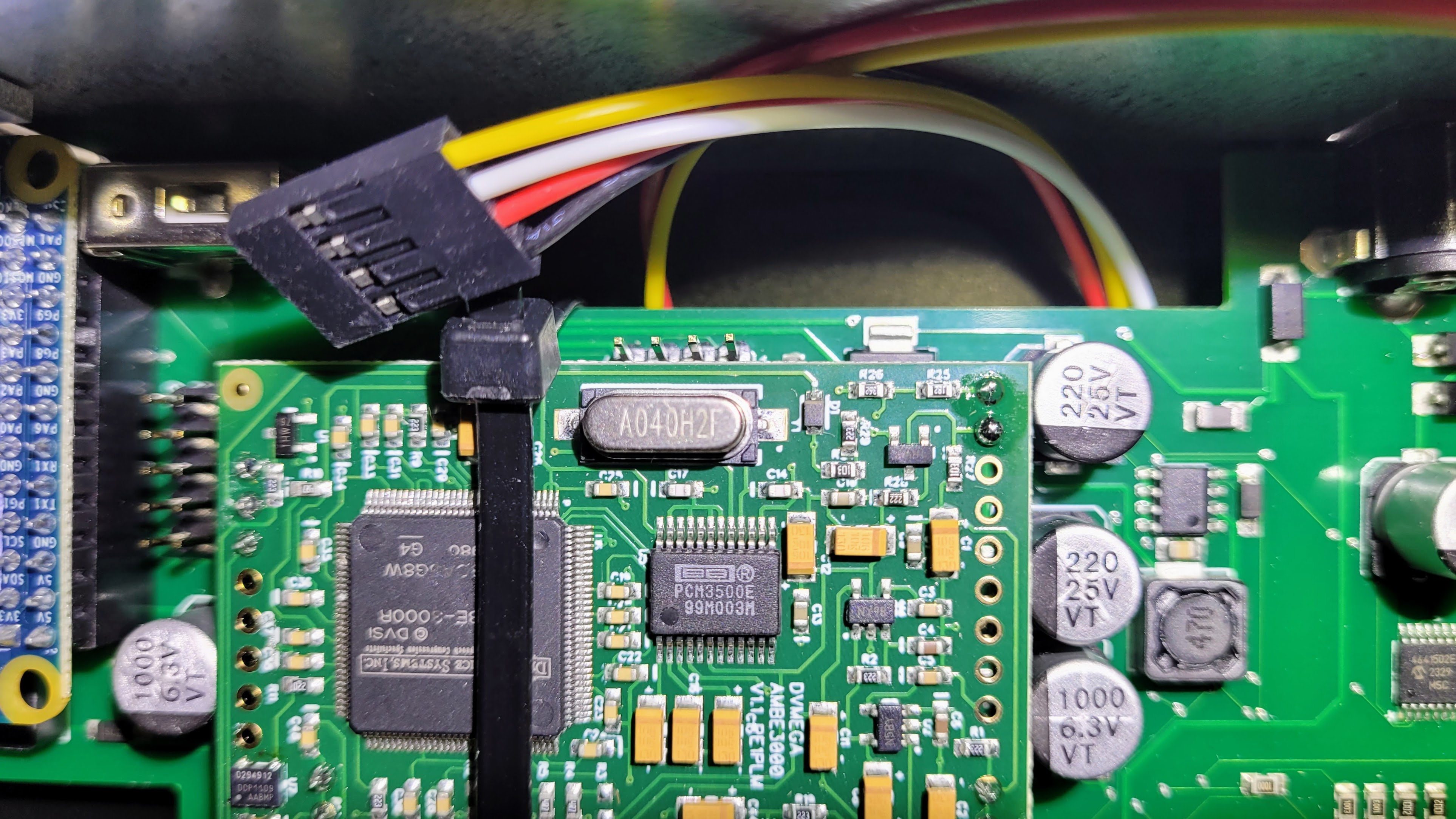 LED wire harness was not connected