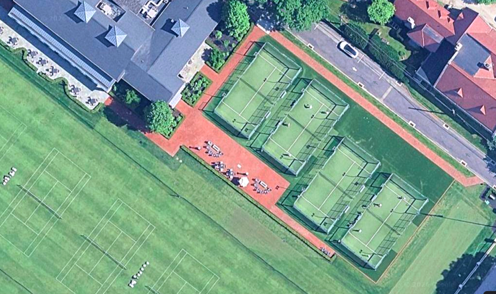 Aerial view of The Philadelphia Cricket Club