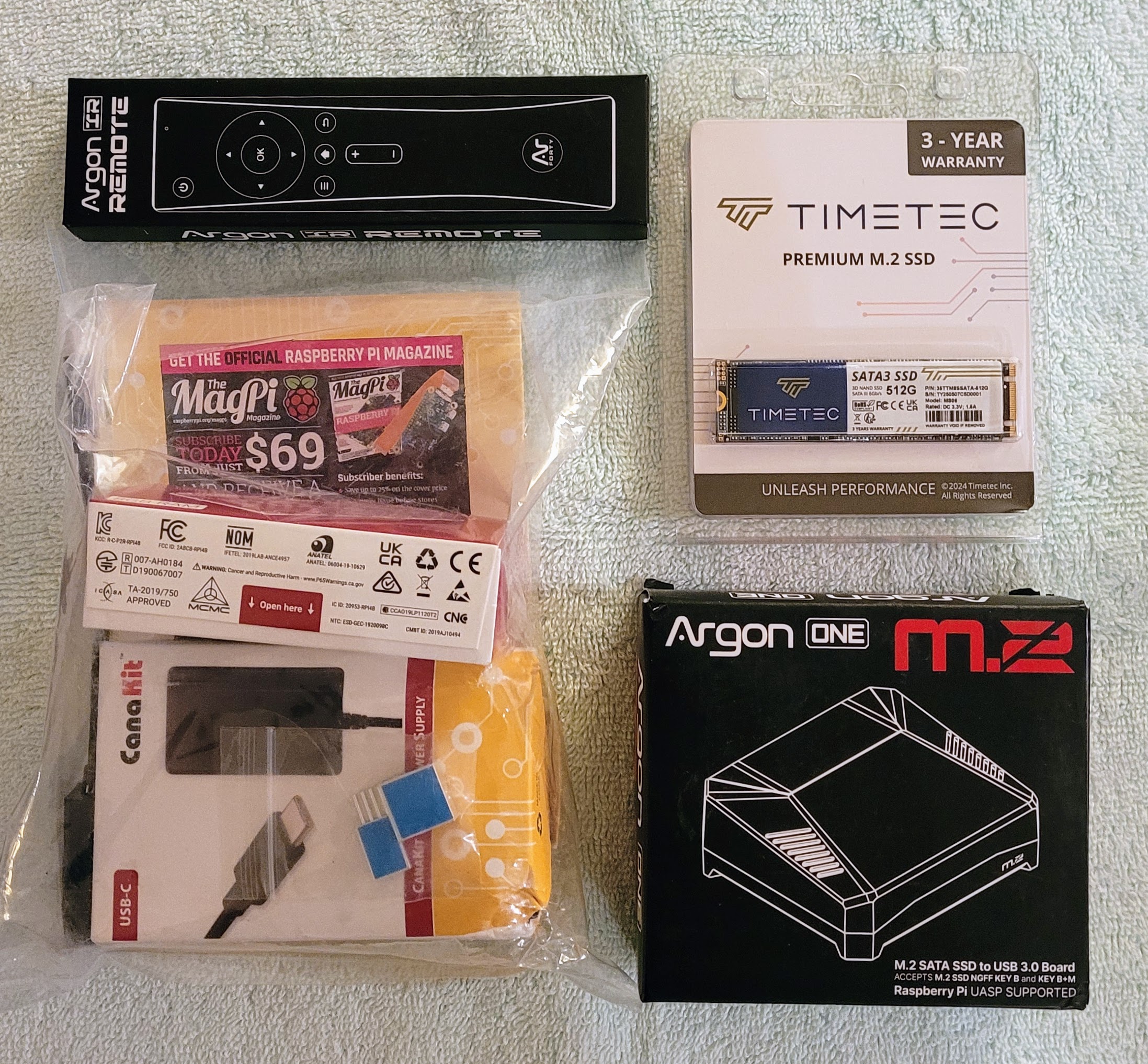 The components for this build