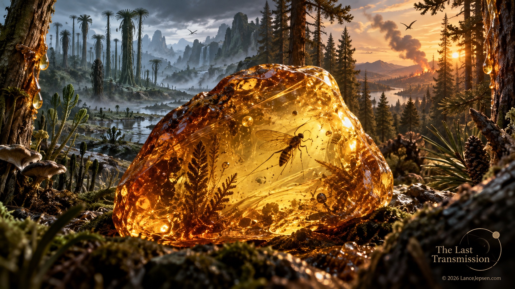The Trees Were Bleeding 385 Million Years Ago
