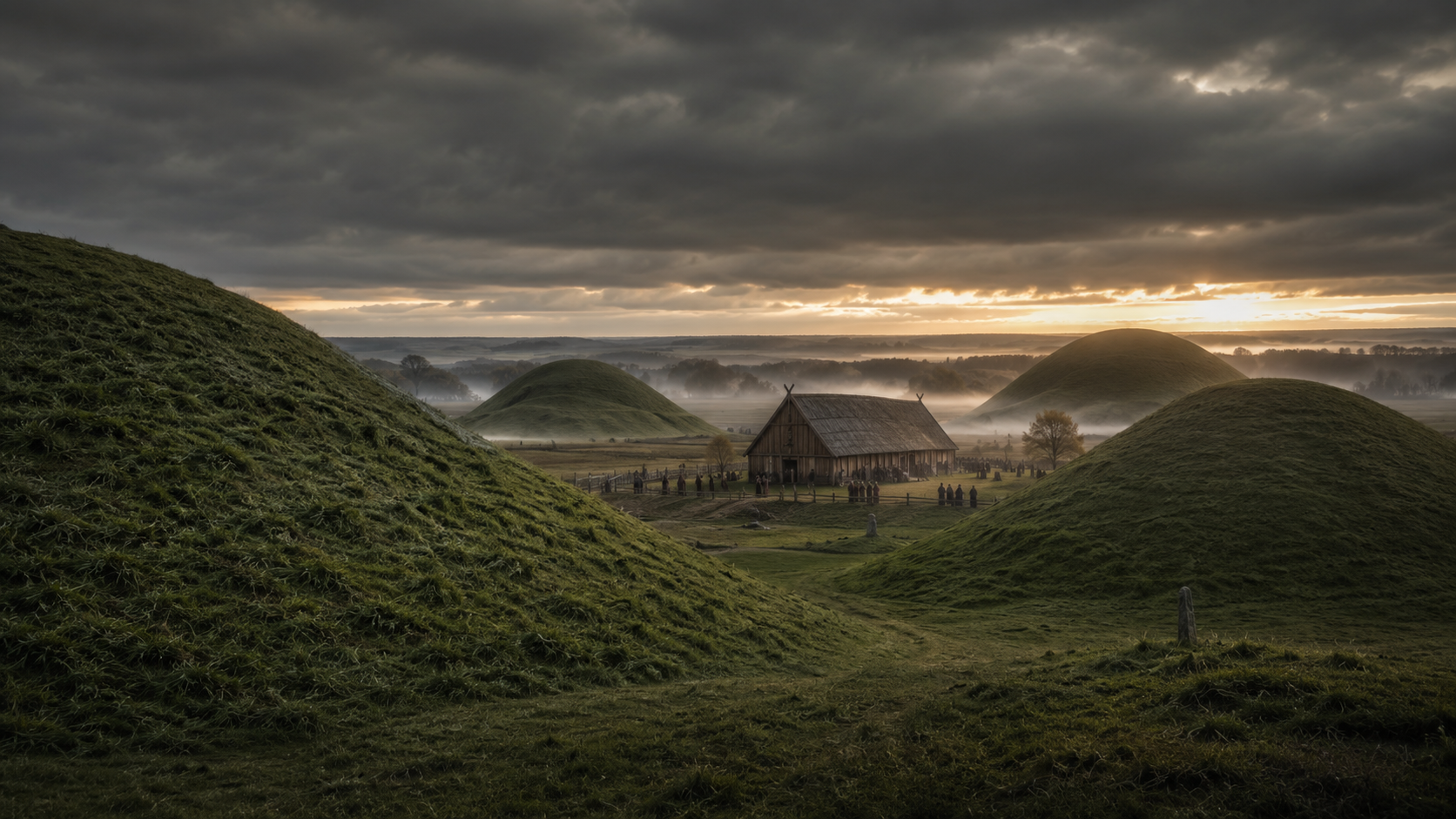Historical reconstruction of a royal and religious gathering in early medieval Scandinavia