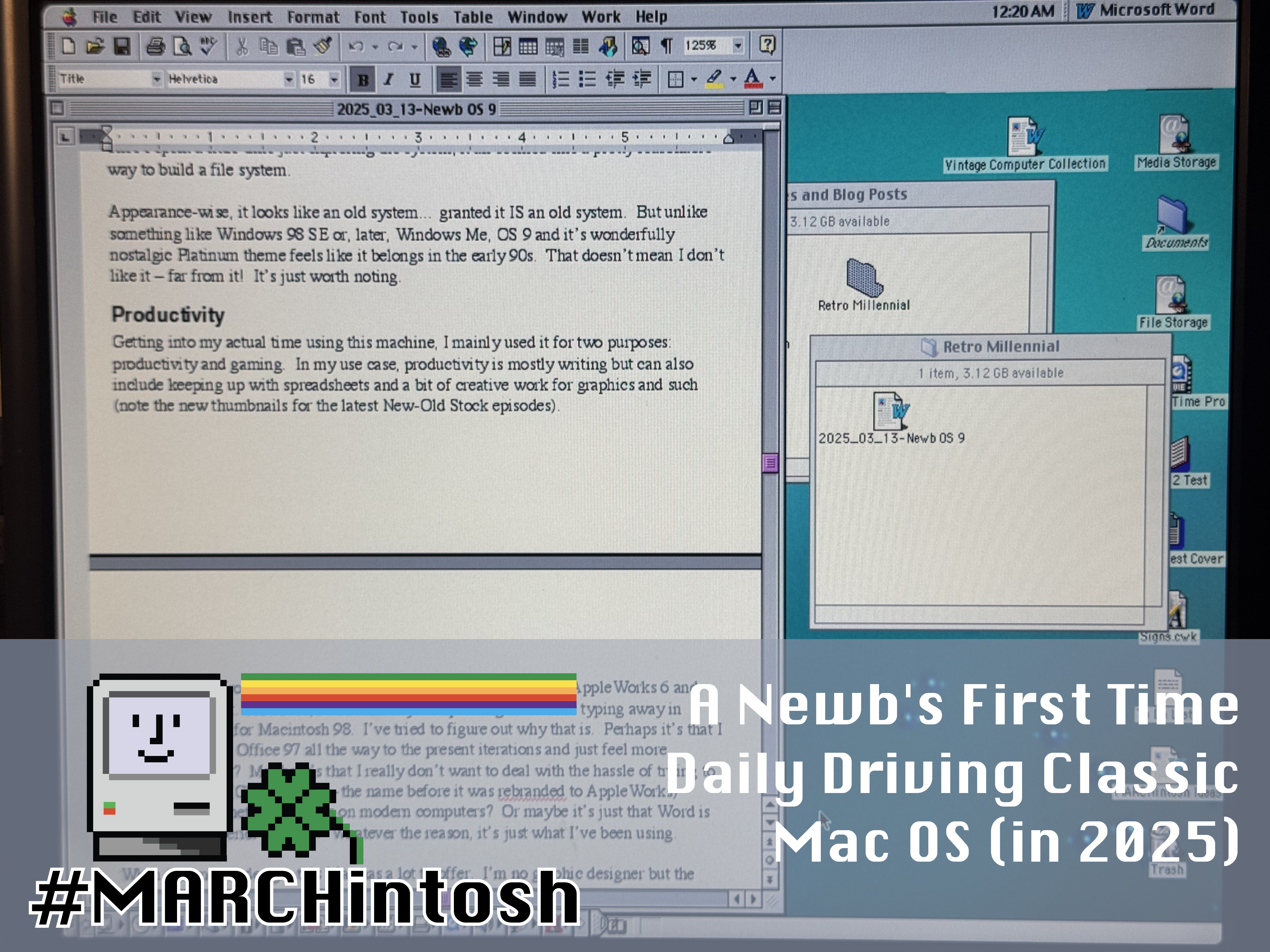 A Newb's First Time Daily Driving Classic Mac OS (in 2025)