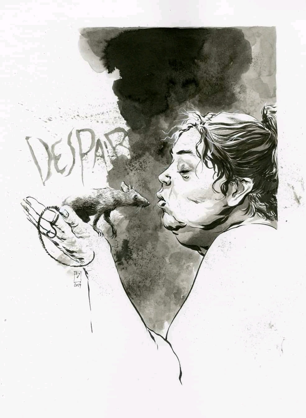 May be a black-and-white image of text May be a black-and-white image of text