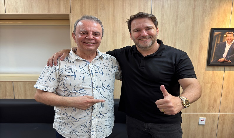 Alex Redano recebe Everton Leoni diretor da SIC TV