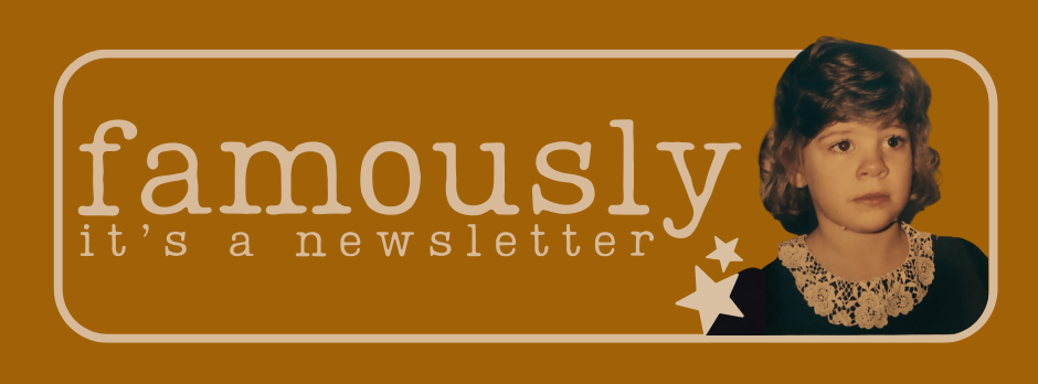 Substack banner for @famously