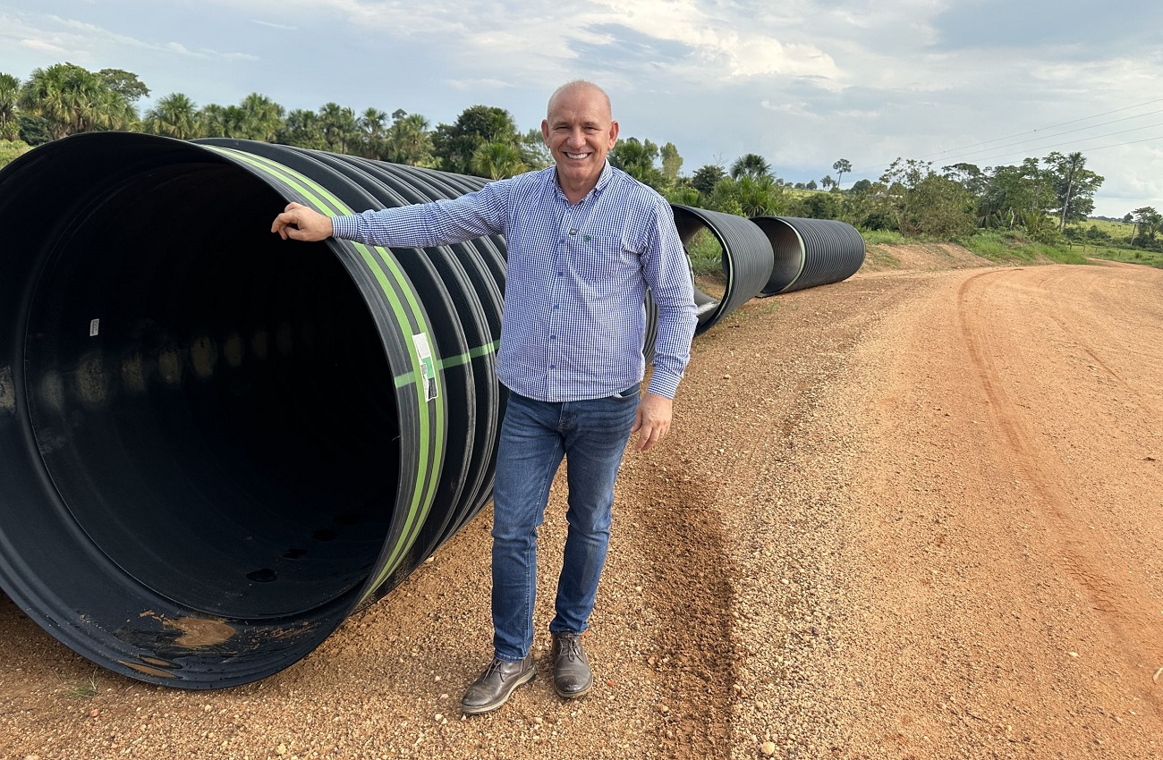 Investimento de R$ 2 milhões de Ezequiel Neiva garante substituição de pontes de madeira em Nova Mamoré