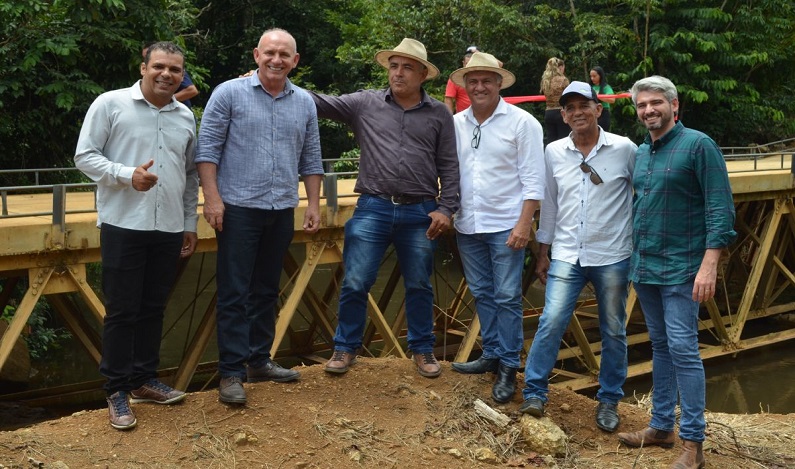 Ezequiel Neiva cumpre compromisso e inaugura ponte de concreto e aço em Machadinho do Oeste