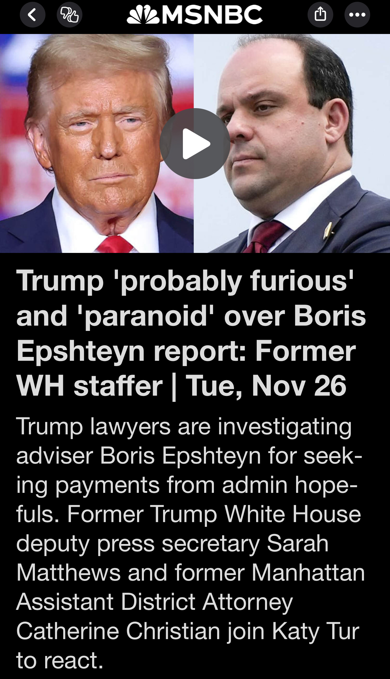 Trump WaterGate – Part Two
