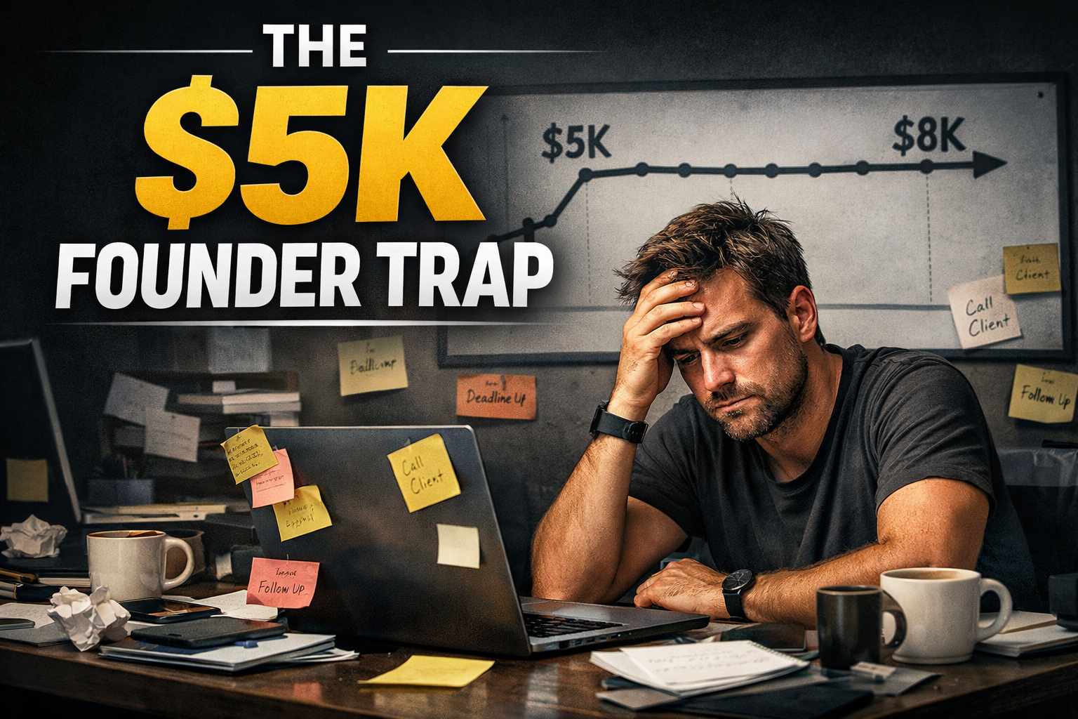 Why Do Solo Founders Get Stuck Around $5K–$8K/Month?