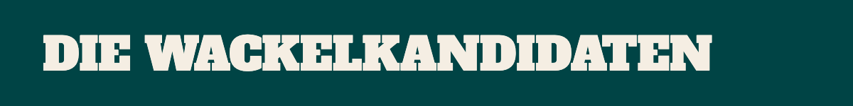 Die Wackelkandidaten